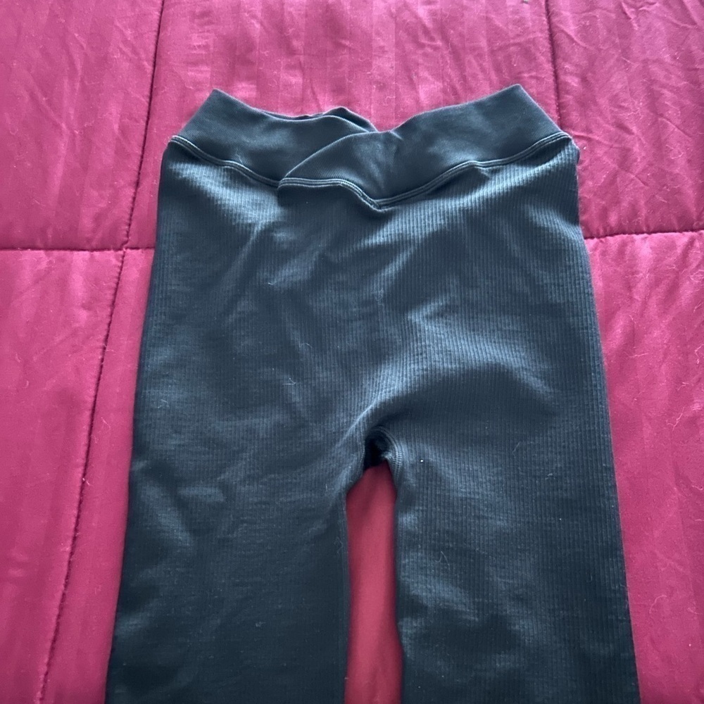 Women’s Pink Soda Sport Ribbed Seamless Tights - Picture 2 of 5
